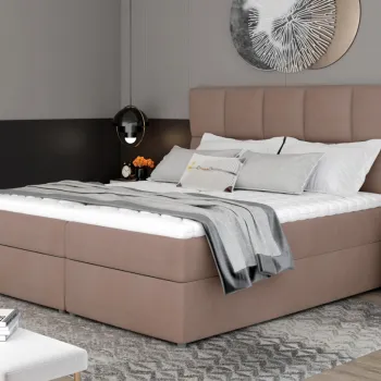 Pat boxspring Glossy 180x200 cm Monolith 09 imagine