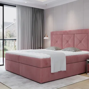 Pat boxspring Idris 140x200 cm Matvelvet 63 imagine