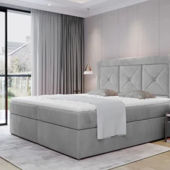 Pat boxspring Idris 160x200 cm Monolith 84 imagine