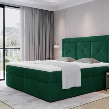 Pat boxspring Idris 180x200 cm Monolith 37 imagine