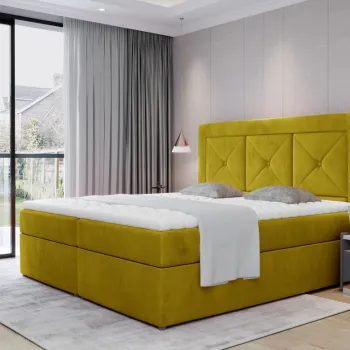 Pat boxspring Idris 180x200 cm Monolith 48 imagine