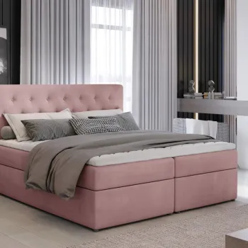 Pat boxspring Loree 140x200 cm Matvelvet 63 imagine