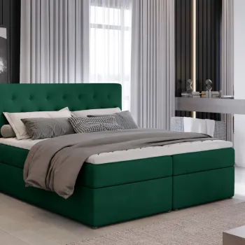 Pat boxspring Loree 140x200 cm Monolith 37 imagine