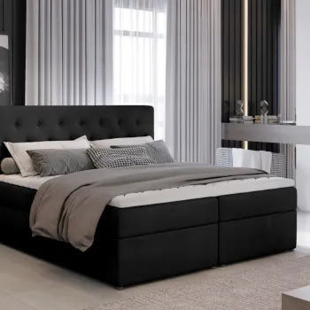 Pat boxspring Loree 160x200 cm Monolith 97 imagine