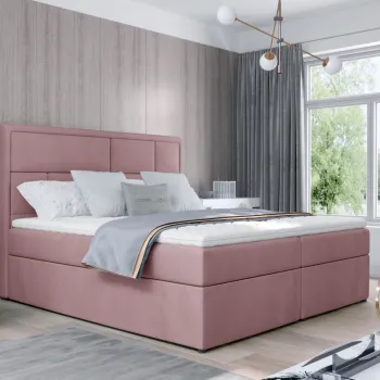 Pat boxspring Meron 140x200 cm Matvelvet 63 imagine