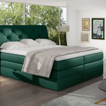 Pat boxspring Mirabel 140x200 cm Monolith 37 imagine