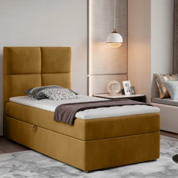 Pat boxspring Rivia 90x200 cm Monolith 48 imagine