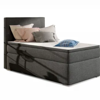Pat boxspring Rocco pe stanga 90x200 cm Sawana 05 imagine