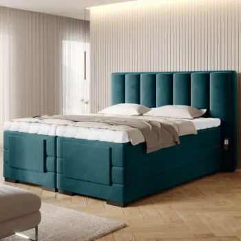 Pat boxspring Veros 140x200 cm Lukso 39 imagine