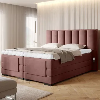 Pat boxspring Veros 140x200 cm Lusko 24 imagine