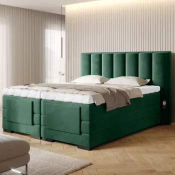 Pat boxspring Veros 160x200 cm Lukso 35 imagine