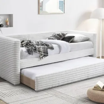 Pat/Canapea Alabama crem 90x200 cm imagine