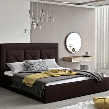 Pat Cloe 140x200 cm Monolith 29 cu somiera de lemn imagine