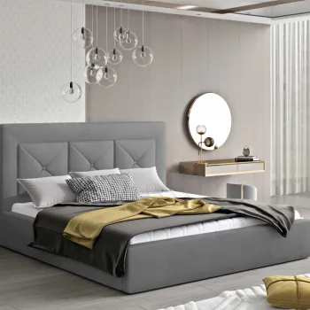 Pat Cloe 160x200 cm Monolith 85 cu somiera de lemn imagine