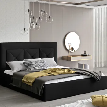 Pat Cloe 200x200 cm Sawana 14 cu somiera de lemn imagine