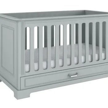 Pat copii elegant Ines gri 70x140 cm imagine