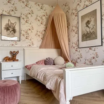 Pat copii Ines alb 120x200 cm imagine