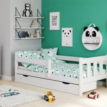 Pat copii Marinella alb 80x160 cm imagine