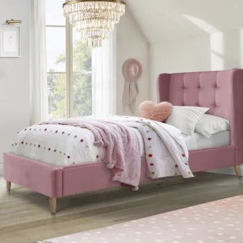 Pat Estella velvet roz 90x200 cm imagine