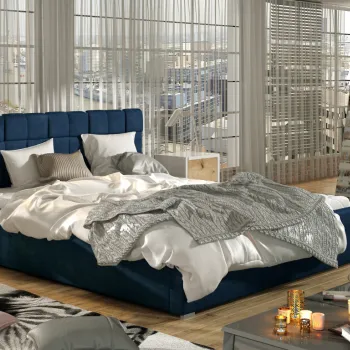 Pat Grand 160x200 cm Kronos 09 cu somiera de lemn imagine