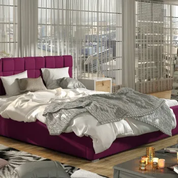 Pat Grand 160x200 cm Matvelvet 68 cu somiera metalica imagine