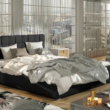 Pat Grand 160x200 cm Soft 11 cu somiera de lemn imagine