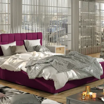 Pat Grand 200x200 cm Matvelvet 68 cu somiera metalica imagine