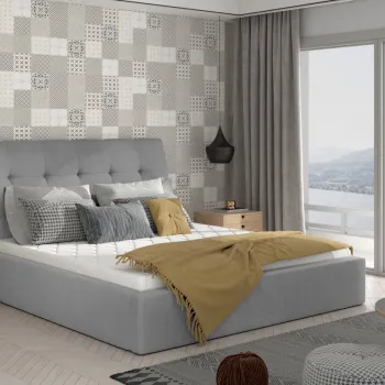 Pat Inge 140x200 cm Monolith 84 cu somiera metalica imagine