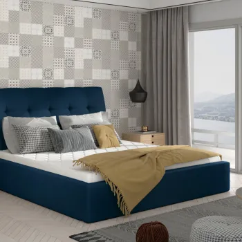 Pat Inge 180x200 cm Monolith 77 cu somiera de lemn imagine