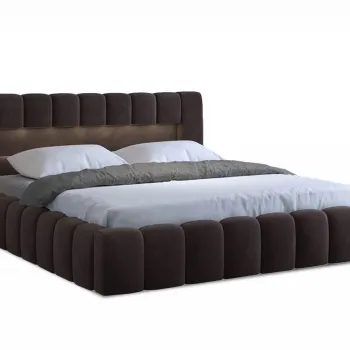 Pat Lamica 140x200 cm Monolith 29 cu somiera de lemn imagine