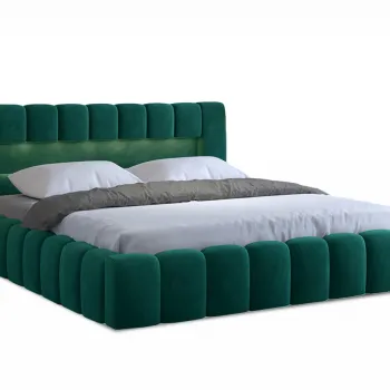 Pat Lamica 160x200 cm Monolith 37 cu somiera de lemn imagine