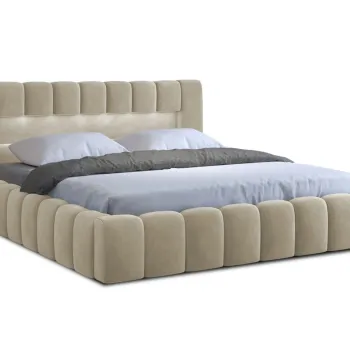 Pat Lamica 180x200 cm Monolith 04 cu somiera de lemn imagine