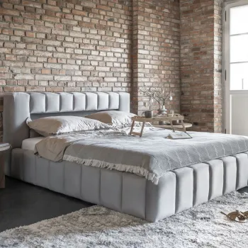 Pat Lamica 180x200 cm Monolith 84 cu somiera de lemn imagine