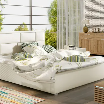 Pat Latina 140x200 cm Soft 33 cu somiera de lemn imagine