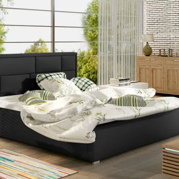 Pat Latina 160x200 cm Soft 11 cu somiera de lemn imagine