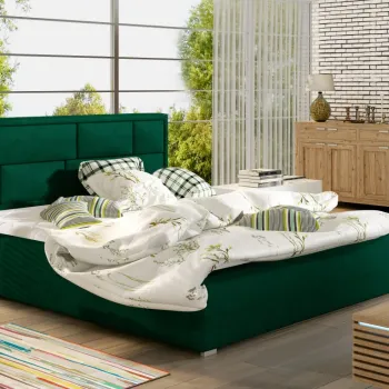 Pat Latina 180x200 cm Kronos 19 cu somiera de lemn imagine