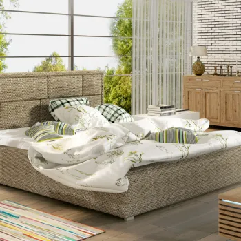 Pat Latina 200x200 cm Berlin 03 cu somiera de lemn imagine