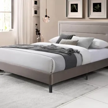 Pat Malaga velvet bej inchis 140x200 cm Blu40 imagine