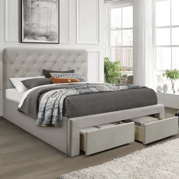 Pat Marisol velvet bej 160x200 cm imagine