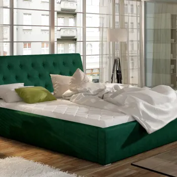 Pat Milano 140x200 cm Kronos 19 cu somiera de lemn imagine