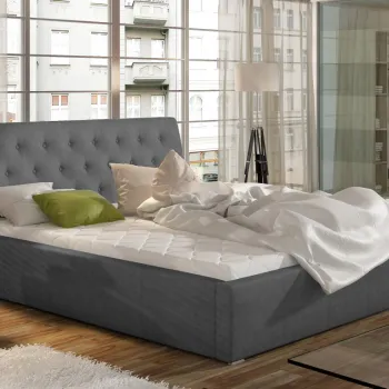 Pat Milano 200x200 cm Jasmine 96 cu somiera de lemn imagine