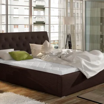 Pat Milano 200x200 cm Sawana 26 cu somiera de lemn imagine