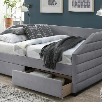 Pat Nadia velvet gri Tap.142 120x200 cm imagine