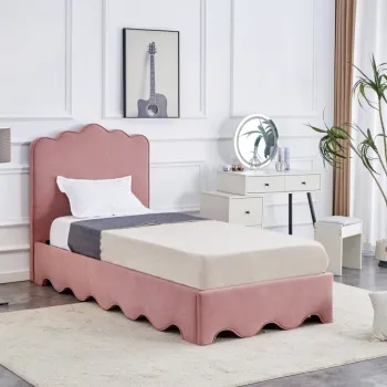 Pat Orso velvet roz 90x200 cm imagine