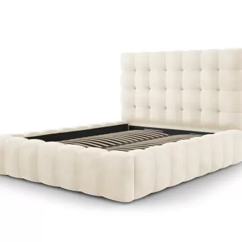 Pat tapitat catifea Bali - 140x200 cm imagine