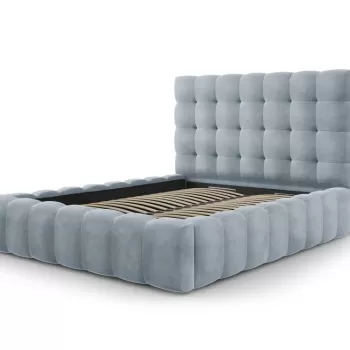 Pat tapitat catifea Bali - 160x200 cm imagine