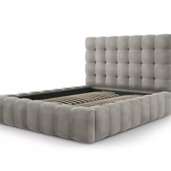 Pat tapitat catifea Bali - 180x200 cm imagine