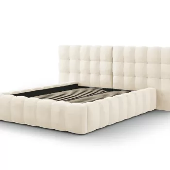 Pat tapitat catifea Bali T - 140x200 cm imagine