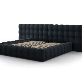 Pat tapitat catifea Bali T - 200x200 cm imagine