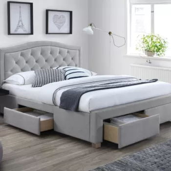 Pat tapitat Electra Gri - 140 x 200 cm imagine